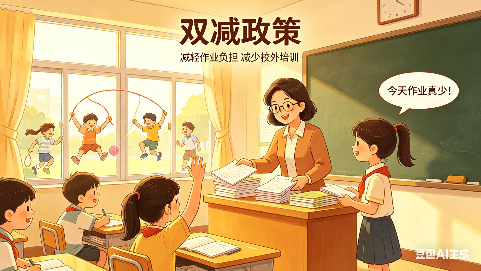 结合现实，我们来思考“双减”政策的最终目的！